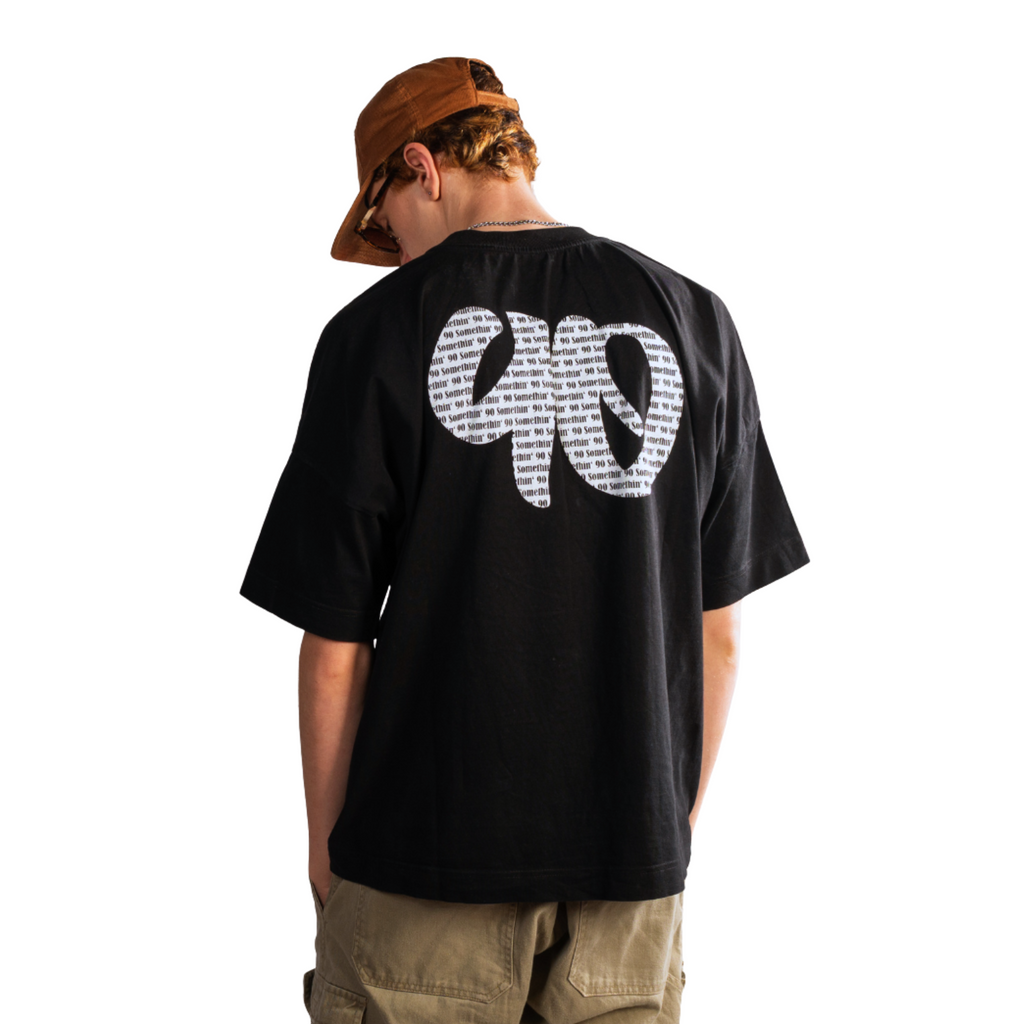 Streetwear Hip Hop T-Shirt All city Black Back mann