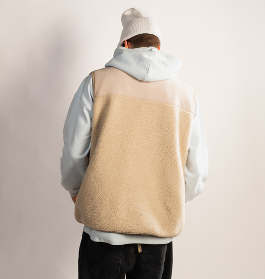 90s Throwback Sherpa Gilet