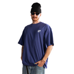 Streetwear Hip Hop Brickwall Hustle Oversized Graffiti Tee Front 