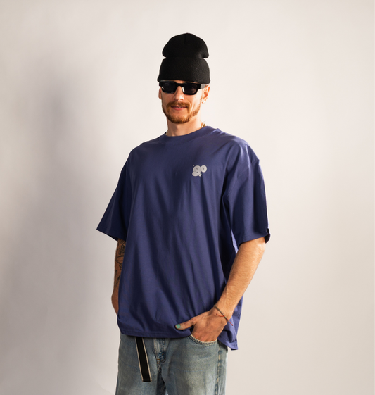 Brickwall Hustle Oversized Graffiti T-Shirt
